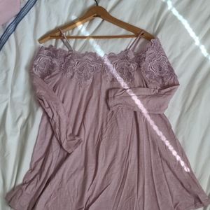 Anthropologie off the shoulder top